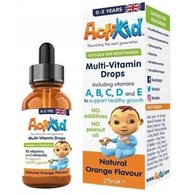 ActiKid Multi-Vitamin w kroplach o smaku pomarańczowym 25 ml