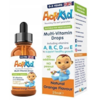 ActiKid Multi-Vitamin w kroplach o smaku pomarańczowym 25 ml