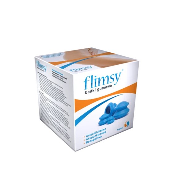Aura Herbals Bańki Chińskie Gumowe FLIMSY 4 szt.