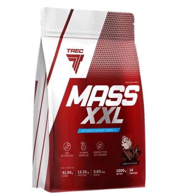 Trec Mass XXL 1 kg o smaku czekoladowym