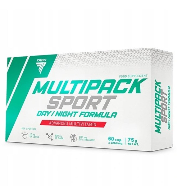 Trec Multiwitaminy i minerały dla sportowców formuła dzień / noc 60 kapsułek