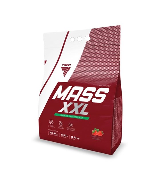 Trec Mass XXL 1 kg o smaku truskawkowym