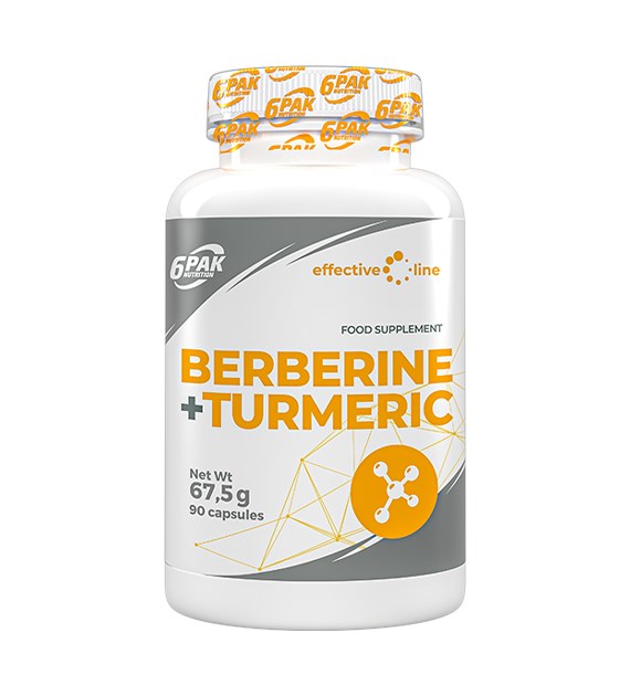 6PAK EL Berberine + Turmeric 90 kapsułek