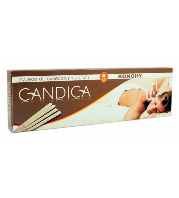 Aura Herbals Candica Świece do świecowania uszu KONCHY 5 par