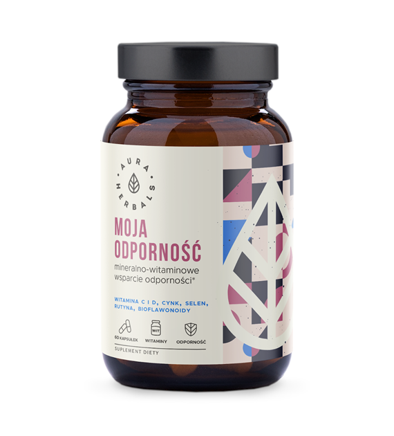 Aura Herbals Moja Odporność Minerały i Witaminy 60 kapsułek