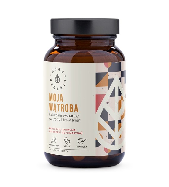 Aura Herbals Moja Wątroba (karczoch, ostropest, kurkuma) 60 kapsułek