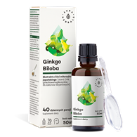 Aura Herbals Ginkgo Biloba - Miłorząb Japoński ekstrakt 50:1 50 ml w kroplach
