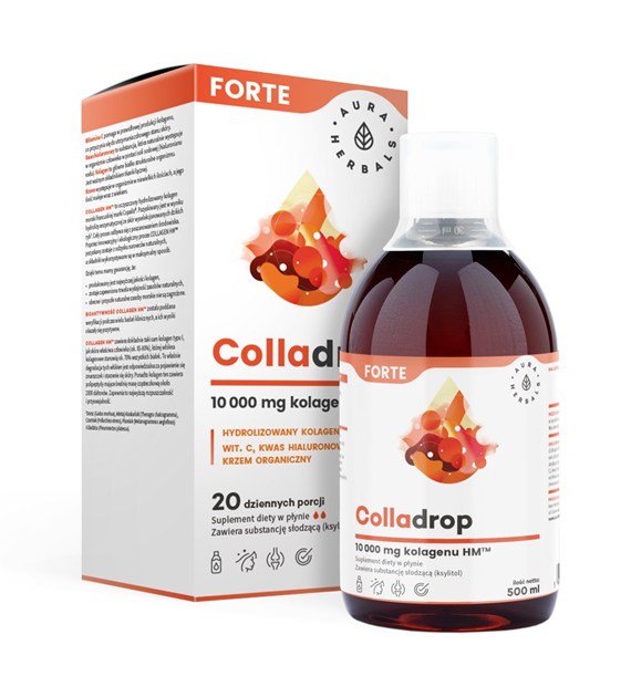 Aura Herbals Colladrop Forte kolagen morski 10000 mg 500 ml