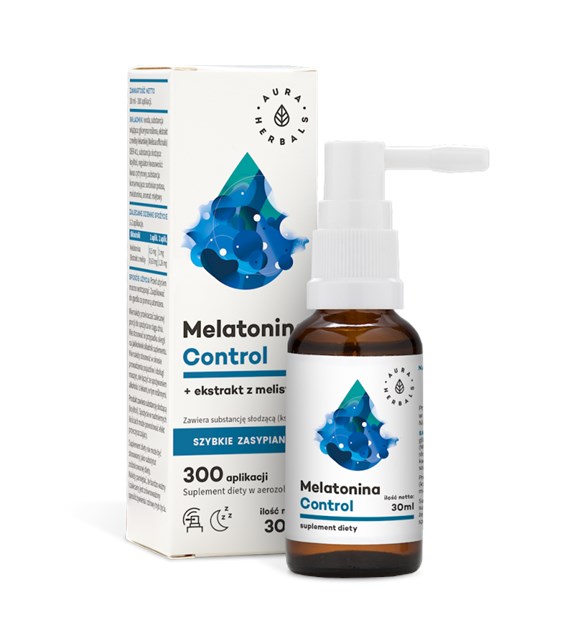 Aura Herbals Melatonina Control + Melisa 30 ml