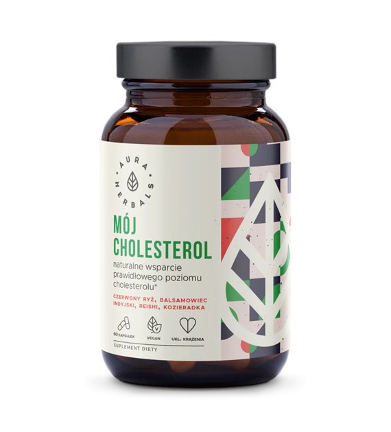 Aura Herbals Mój Cholesterol - prawidłowy poziom 60 kapsułek