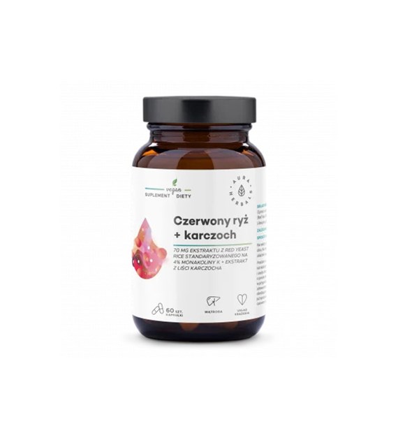 Aura Herbals Czerwony ryż + karczoch 60 kapsułek
