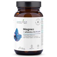 Aura Herbals Magnez + Witamina B6 (P-5-P) 60 kapsułek