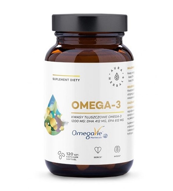Aura Herbals Omega-3 1200 mg 120 kapsułek