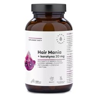 Aura Herbals Hair Mania + keratyna 20 mg 120 kapsułek