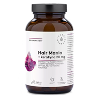 Aura Herbals Hair Mania + keratyna 20 mg 120 kapsułek