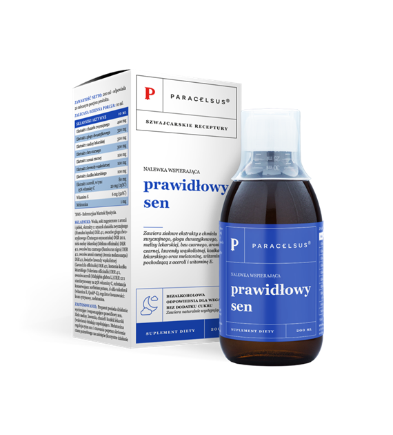 Aura Herbals Nalewka Paracelsusa: Prawidłowy sen 200ml
