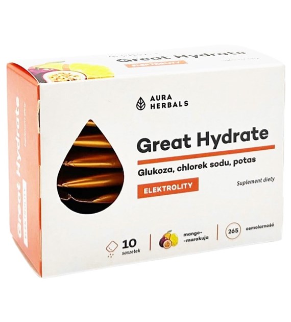 Aura Herbals Great Hydrate 10 saszetek o smaku mango-marakuja