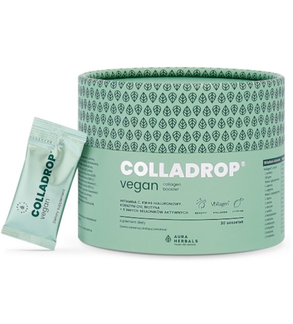 Aura Herbals Colladrop Vegan Collagen Booster Vollagen 2000 Mg saszetki 30 sztuk
