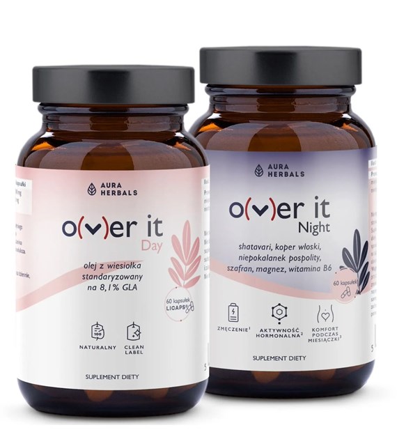 Aura Herbals O(v)er it Day & Night 2 x 60 kapsułek