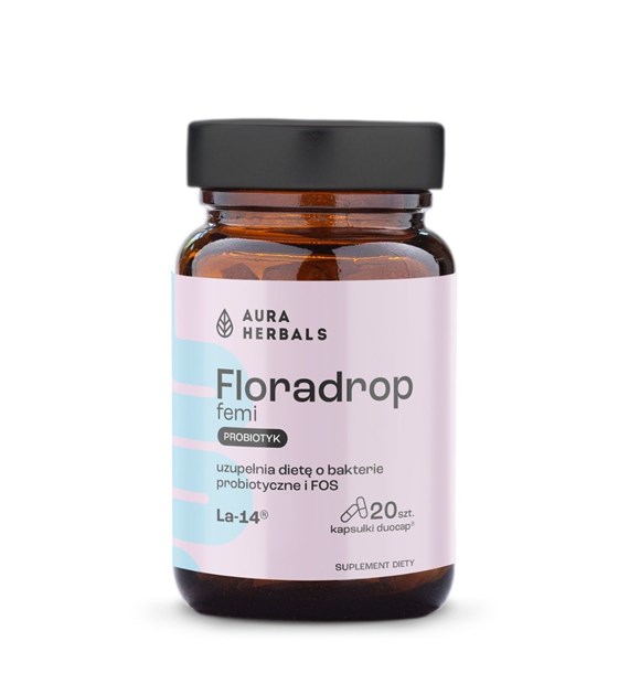 Aura Herbals Floradrop femi probiotyk 20 kapsułek