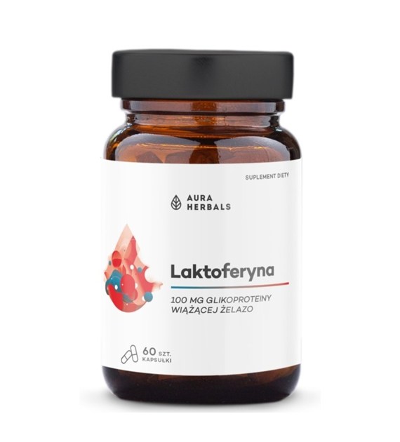 Aura Herbals Laktoferyna 100 mg 60 kapsułek