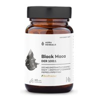 Aura Herbals Black Maca DER 100:1 60 kapsułek