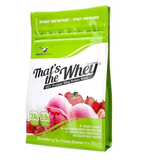 Sport Definition That's The Whey 700g o smaku truskawkowym