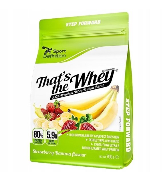 Sport Definition That's The Whey 700g o smaku truskawkowo - bananowym