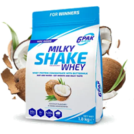 6PAK Milky Shake Whey 700g białko WPC o smaku kokosowym