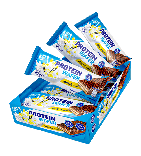 6PAK Proteinowe Wafle 12 x 40g o smaku waniliowym