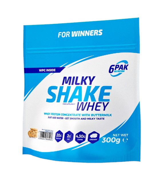 6PAK Milky Shake Whey 300g białko o smaku czekoladowym