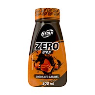 6PAK Syrop Zero 500 ml o smaku czekoladowo-karmelowym