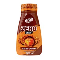 6PAK Syrop Zero 500 ml o smaku słonego karmelu