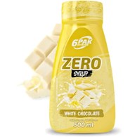 6PAK Syrop Zero 500 ml o smaku białej czekolady