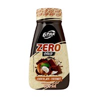 6PAK Syrop Zero 500ml o smaku czekoladowo-kokosowym