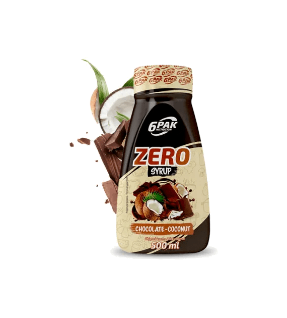 6PAK Syrop Zero 500ml o smaku czekoladowo-kokosowym