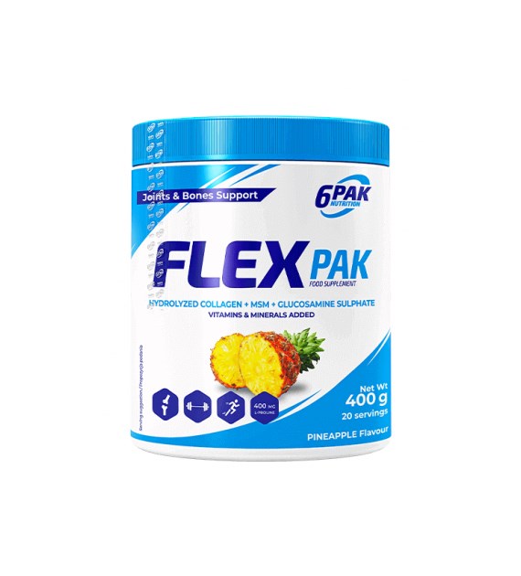 6PAK Flex Pak 400g o smaku ananasowym