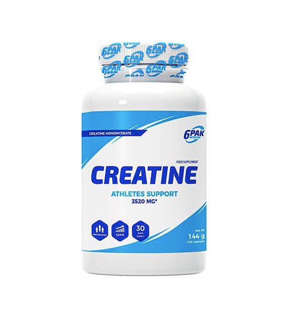 6PAK Creatine 120 kapsułek