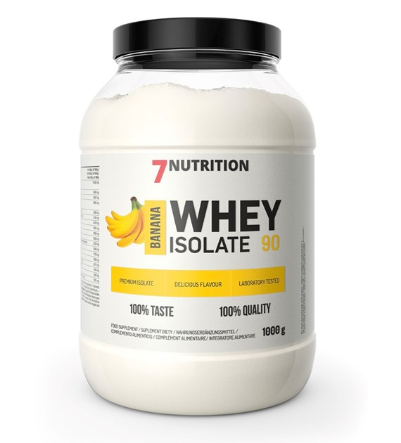 7Nutrition Whey Isolate 90 1 kg o smaku bananowym