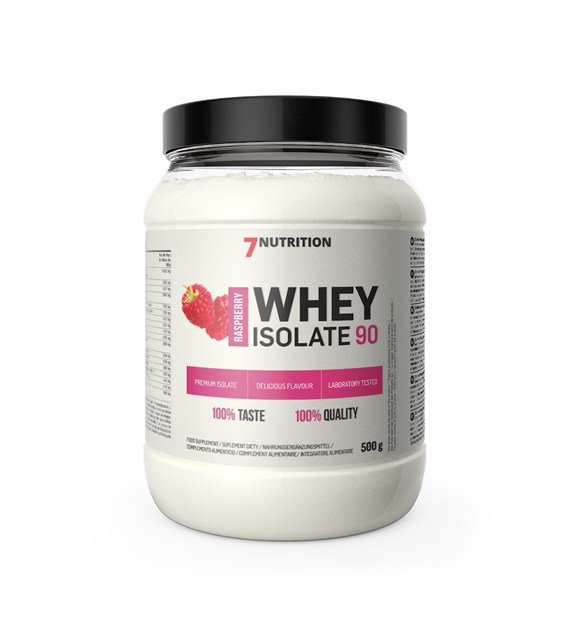 7Nutrition Whey Isolate 90 500 g o smaku malinowym