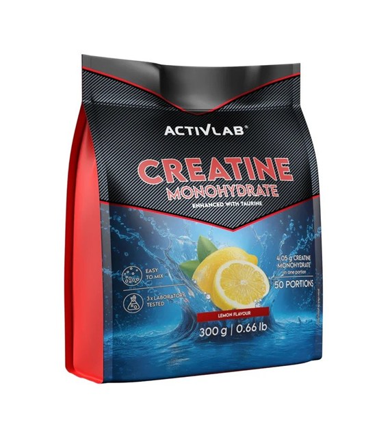ActivLab Creatine Monohydrate 300 g o smaku cytrynowym