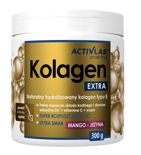 ActivLab Kolagen Extra o smaku mango-jeżyna 300 g