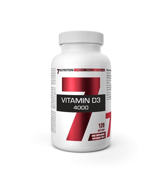 7Nutrition Vitamin D3 4000 120 kapsułek żelowych
