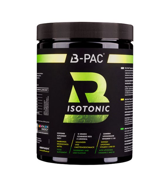 Aronpharma B-PAC ® Izotonik o smaku czarnego bzu i limonki 350 g