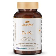 Aronpharma Lipo4U D3+K2 60 kapsułek HPMC