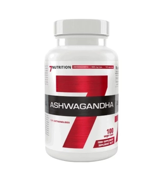 7Nutrition Ashwagandha 666 mg 100 vege kapsułek
