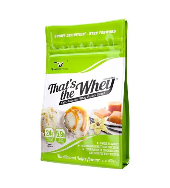 Sport Definition That's The Whey 700g o smaku Wanilii z Toffee