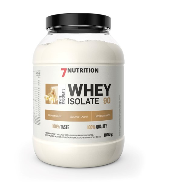 7Nutrition Whey Isolate 90 1 kg o smaku białej czekolady