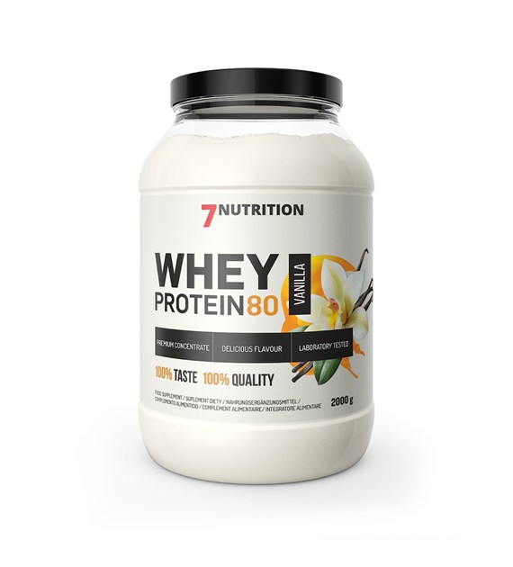 7Nutrition Whey Protein 80 2 kg o smaku waniliowym