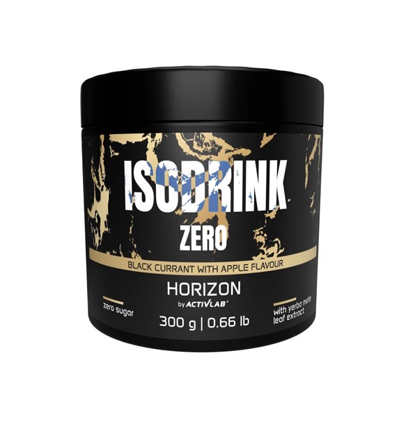 HORIZON by ActivLab Isodrink Zero czarna porzeczka z jabłkiem słój 300 g
